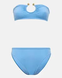 Bottega Veneta Bikini a fascia Knot Blu