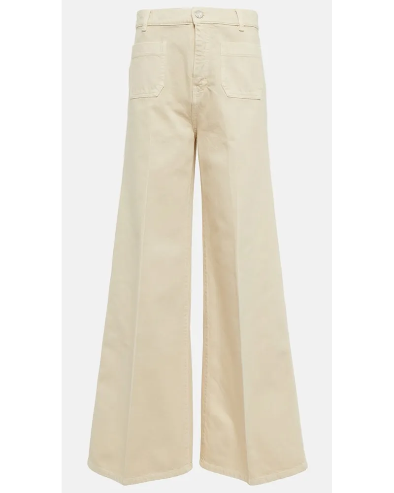 Joseph Jeans a gamba larga Brompton a vita alta Neutro