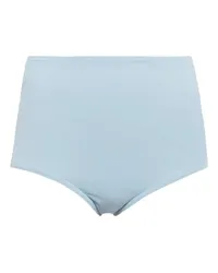 Karla Colletto Slip bikini Basics a vita alta Blu