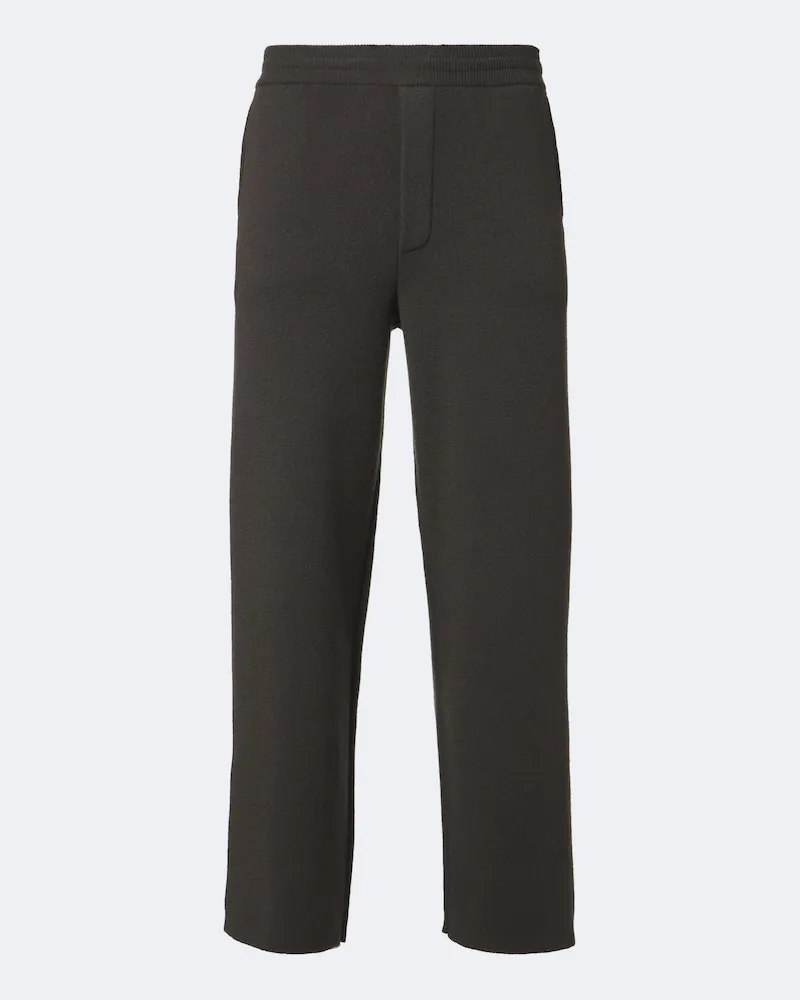 Lisa Yang Pantaloni regular Parker in cashmere Marrone