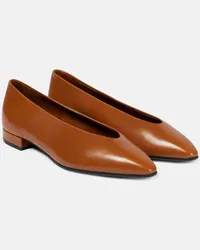 Loro Piana Ballerine Rebecca in pelle Marrone