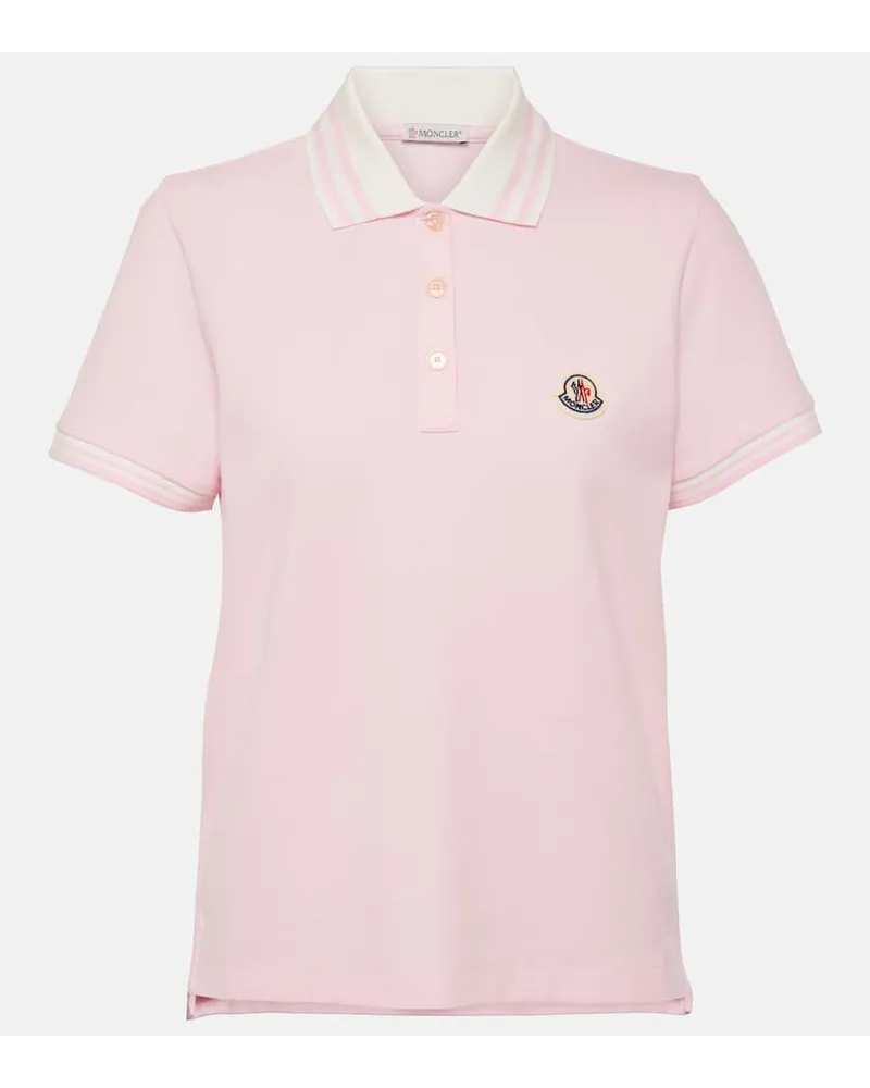 Moncler Polo in cotone Rosa