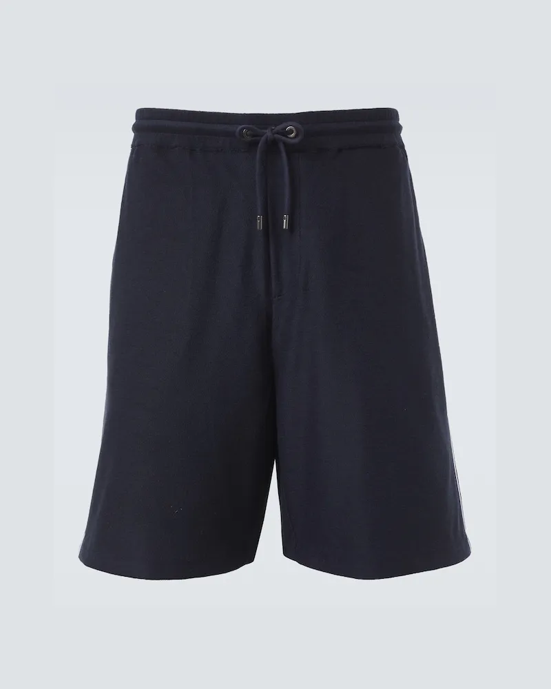 Ralph Lauren Shorts in cotone e seta Blu