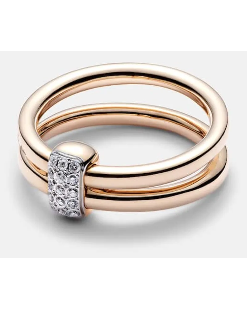 Pomellato Pomellato Together - Anello in oro rosa 18kt con diamanti Oro