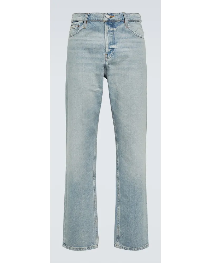 Frame Denim Jeans regular a vita media Blu