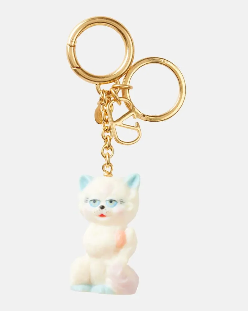 Valentino Garavani Portachiavi Le Chat De La Maison Oro
