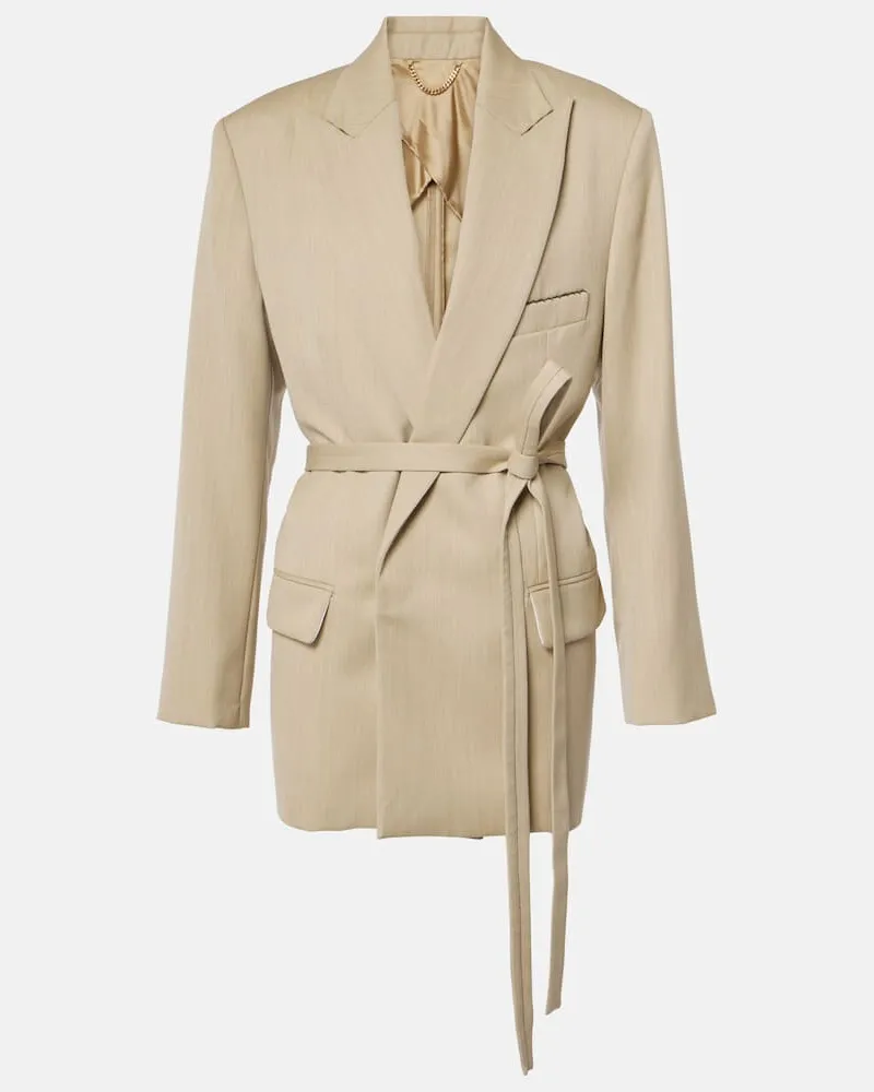 Victoria Beckham Blazer in lana Beige