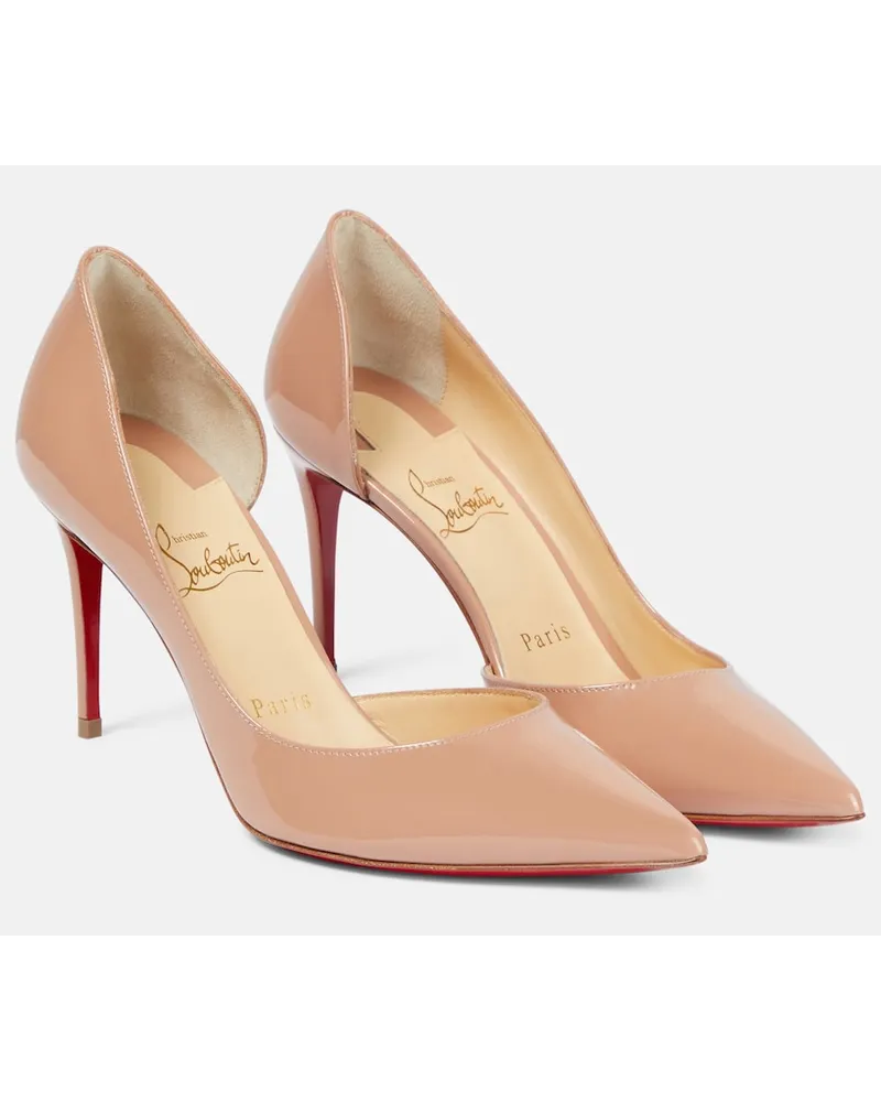 Christian Louboutin Pumps Iriza 85 in vernice Beige