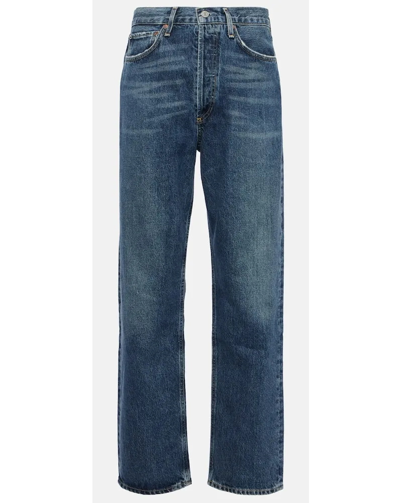 AGOLDE Jeans regular '90s a vita media Blu