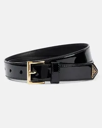 Prada Cintura in vernice Nero