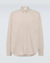 FRANKIE Shop Camicia Sinclair in cotone Beige