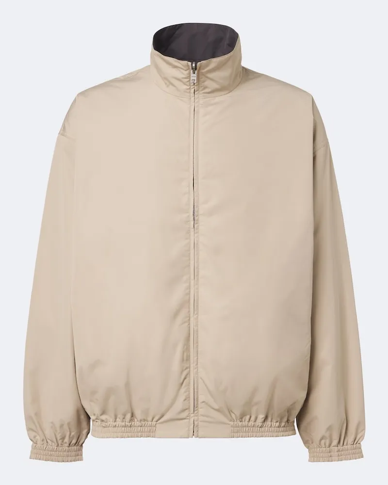Acne Studios Giacca blouson reversibile in taffetà Beige