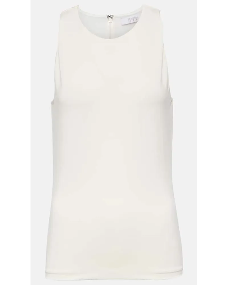 Max Mara Leisure - Top Harald in jersey Bianco