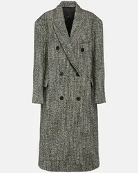 Isabel Marant Cappotto oversize Lojimiko in misto lana Grigio