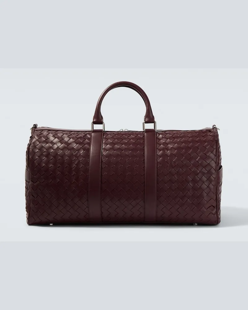 Bottega Veneta Borsa da viaggio Cabin in pelle Borgogna