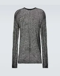 Rick Owens Pullover in maglia di lana Nero