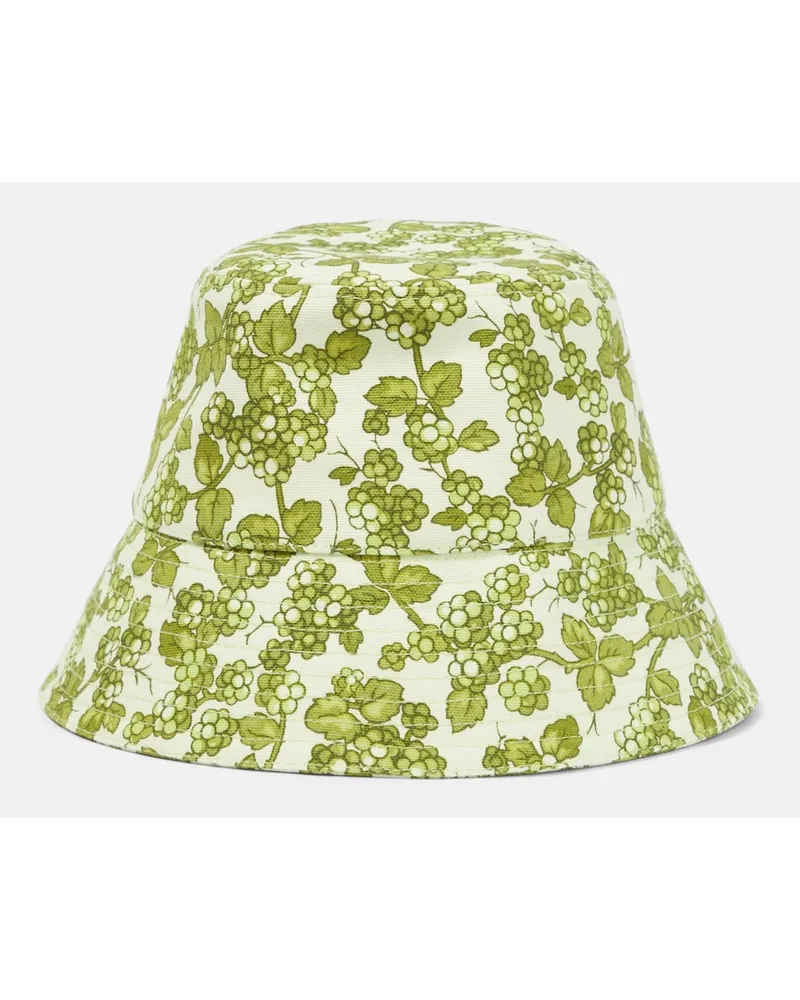 Etro Cappello da pescatore in canvas Verde