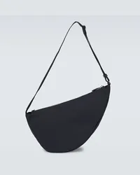 The Row Borsa Slouchy Banana Two in nylon Nero