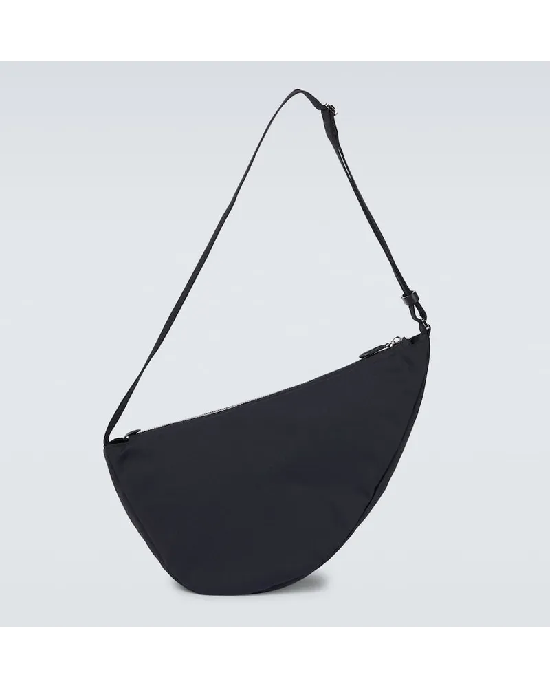 The Row Borsa Slouchy Banana Two in nylon Nero