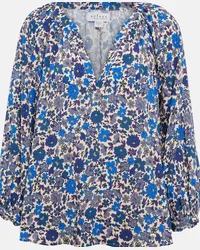 Velvet Blusa Briana con stampa Blu