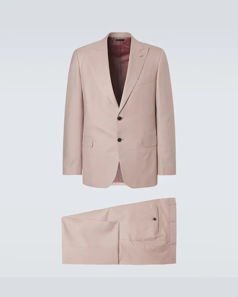 Brioni Abito in lana Rosa