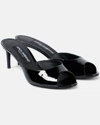 Dolce & Gabbana Sandali in vernice Nero