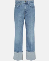 Veronica Beard Jeans regular Dylan a vita alta Blu