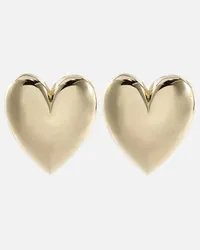 Jennifer Fisher Orecchini Puffy Heart bagnati in oro 10kt Oro