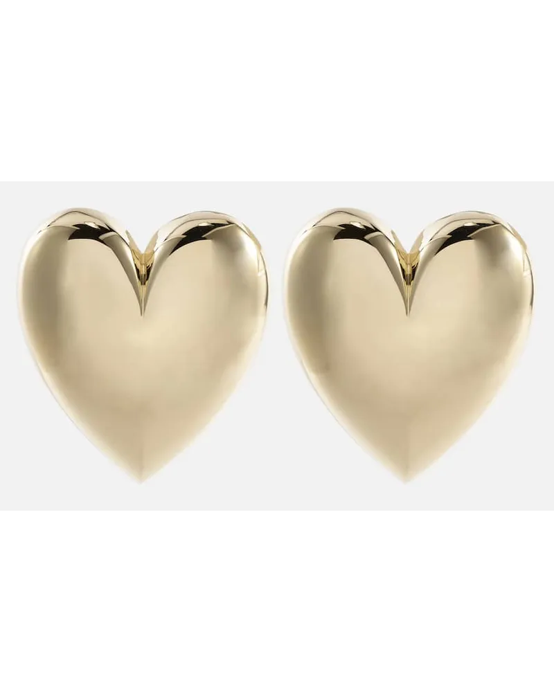 Jennifer Fisher Orecchini Puffy Heart bagnati in oro Oro