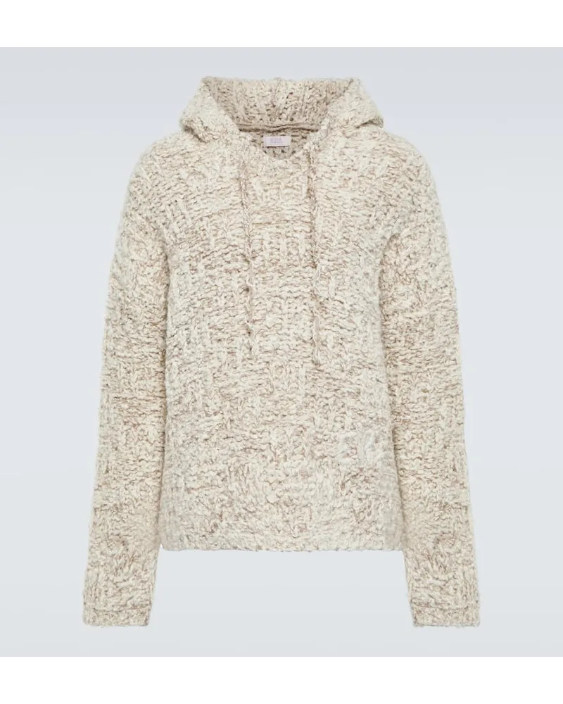 ERL Felpa oversize in misto lana Beige