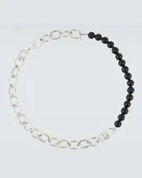 Jil Sander Collana in argento sterling Argento