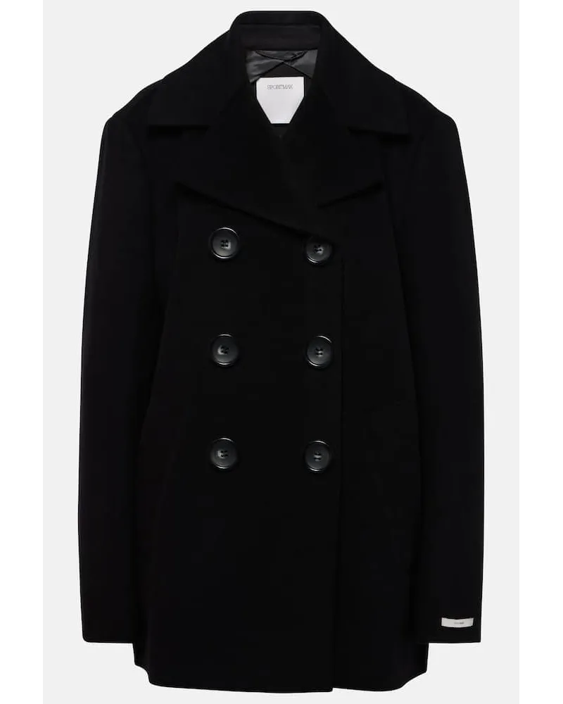 SPORTMAX Cappotto Livorno in lana vergine Nero
