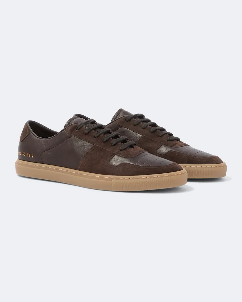 Common Projects Sneakers Bball Duo in pelle con suede Marrone