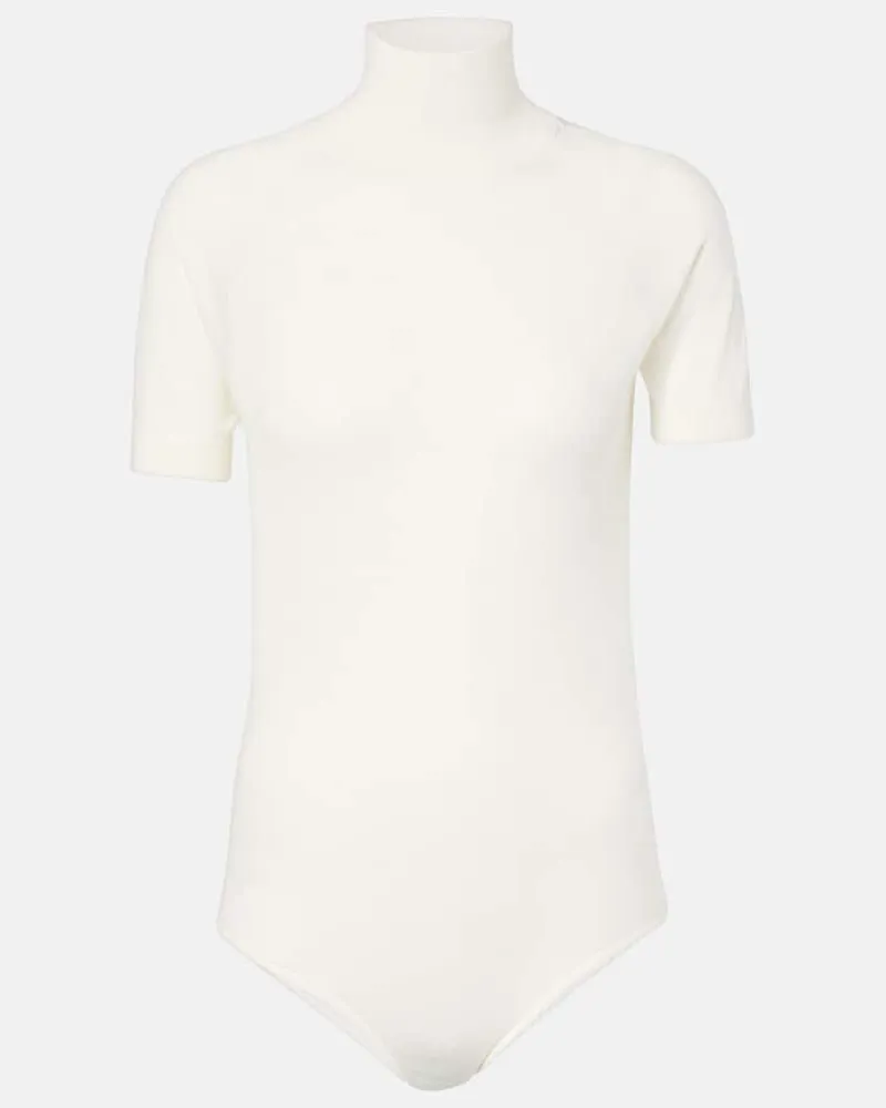 Alaïa AlaÃ¯a Body in lana Bianco