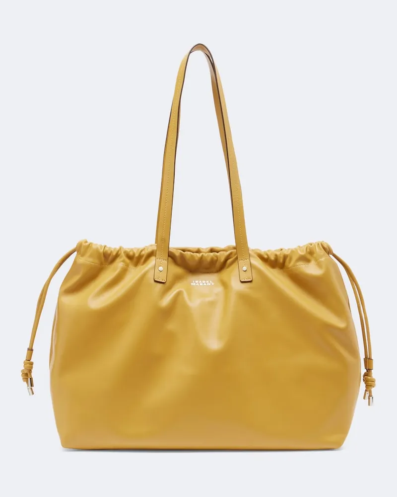 Isabel Marant Borsa a spalla Silven Large in pelle Giallo