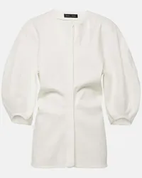 Proenza Schouler Top in misto lino Bianco