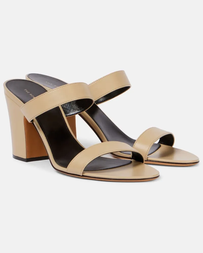 The Row Sandali Awar in pelle Grigio