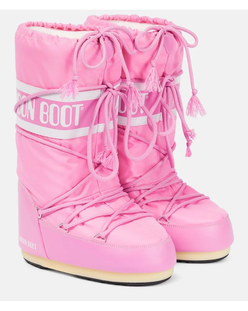 Moon Boot Stivali doposcì Icon Rosa