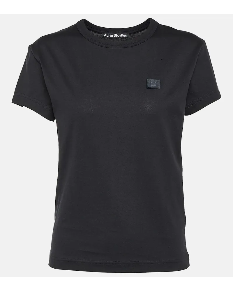 Acne Studios T-shirt Emmbar in jersey di cotone Nero