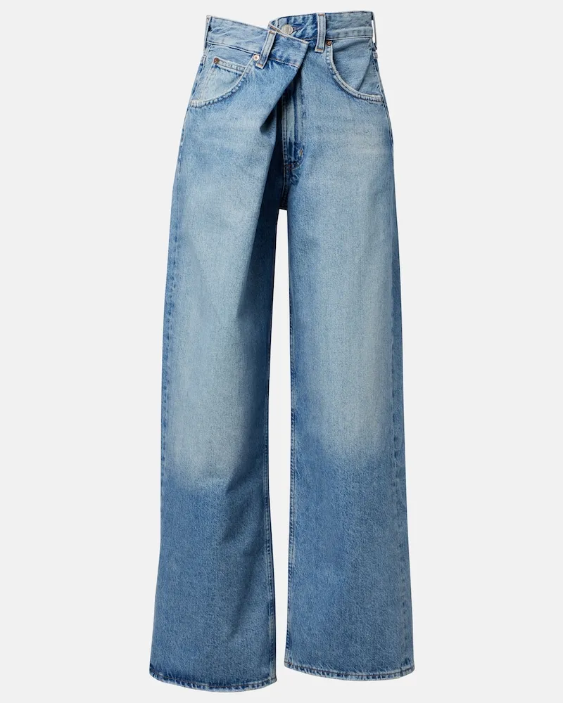 AGOLDE Jeans Vana a gamba larga Blu