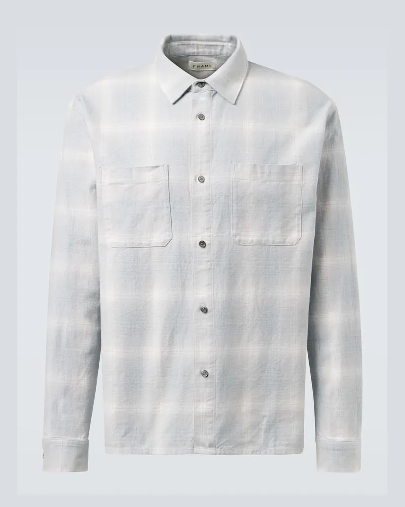 Frame Denim Camicia in cotone a quadri Blu