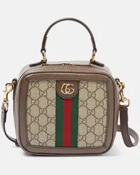 Gucci Borsa a tracolla Ophidia Mini GG Marrone