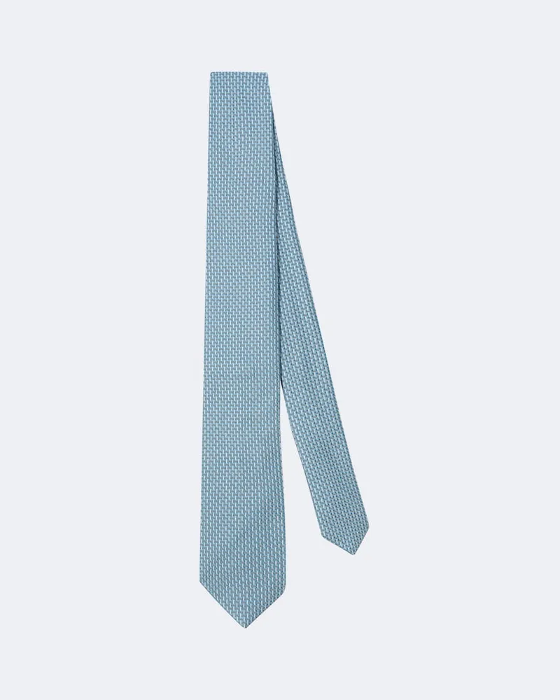 Brioni Cravatta in seta jacquard Blu