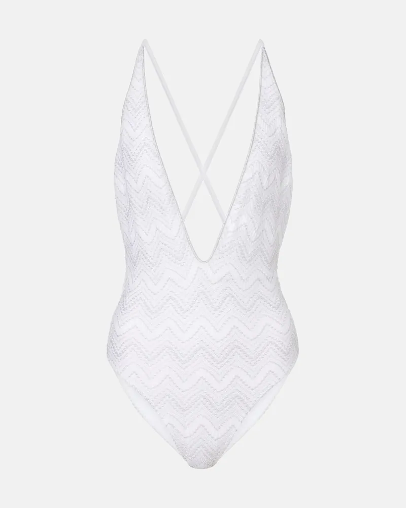 Missoni Costume intero con lamÃ Bianco