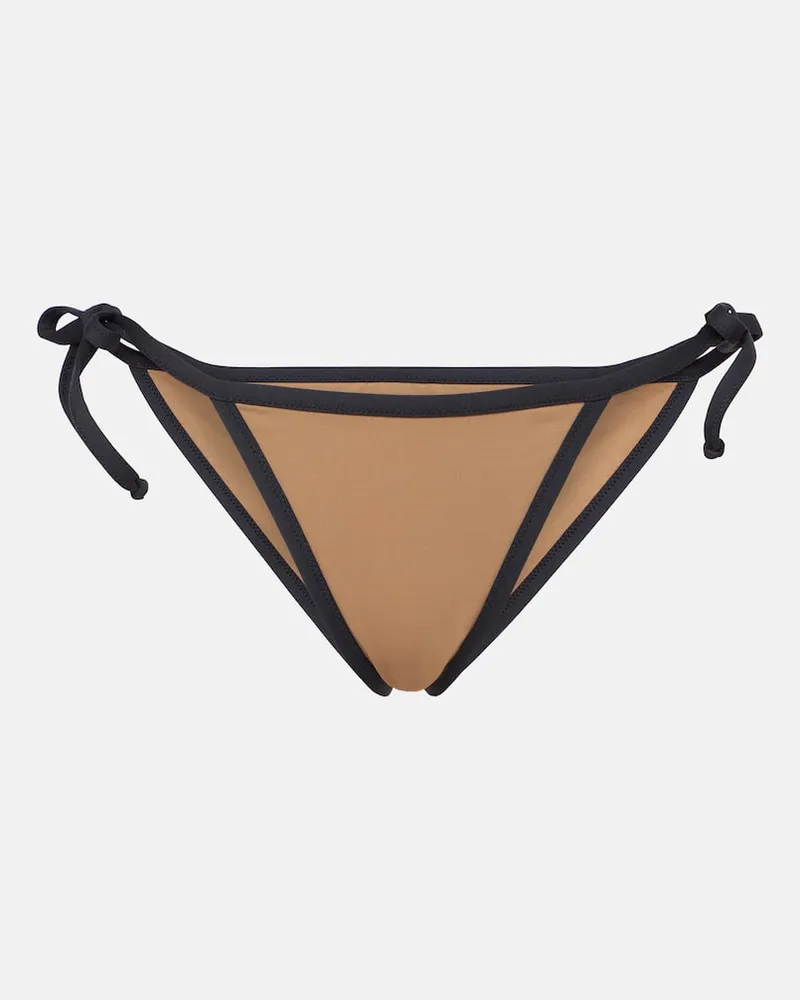 Marysia Slip bikini Bianco Marrone