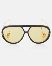 Bottega Veneta Occhiali aviator Giallo