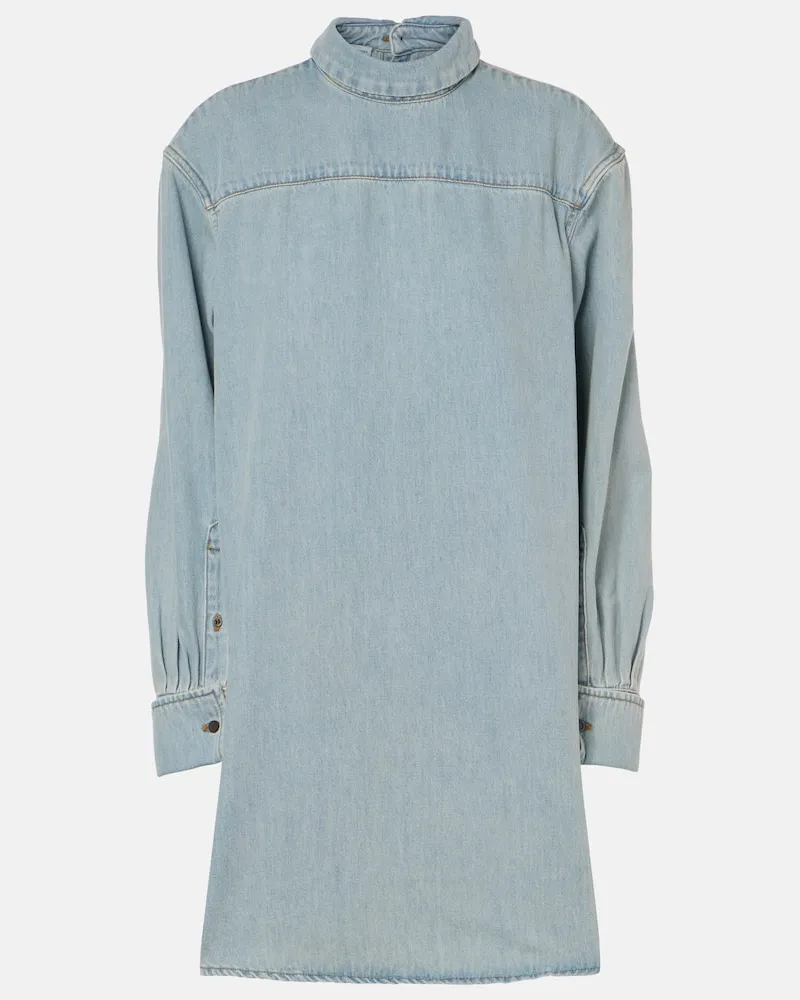 Dries van Noten Top di jeans oversize Blu