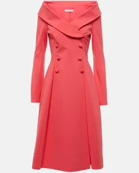 Dorothee Schumacher Abito midi con scollo bardot Rosa