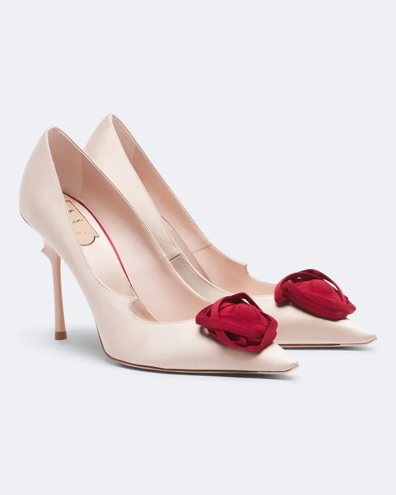 Roger Vivier Pumps Rose Vivier in raso Rosa