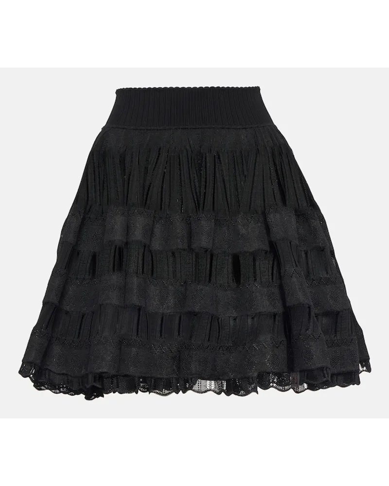 Alaïa AlaÃ¯a Minigonna Crinoline Nero